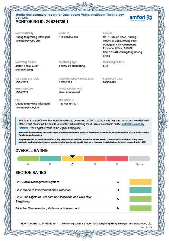 BSCI REPORT