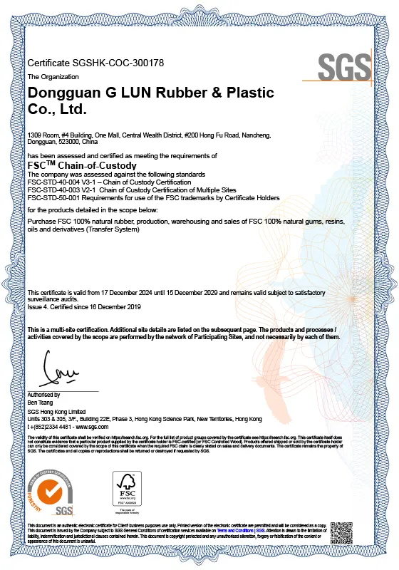 FSC CERTIFICATE