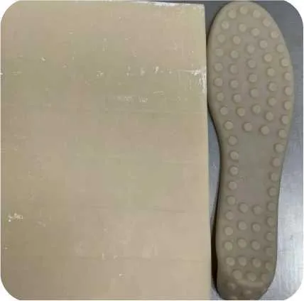 Wear-resistant nature color rubber compound