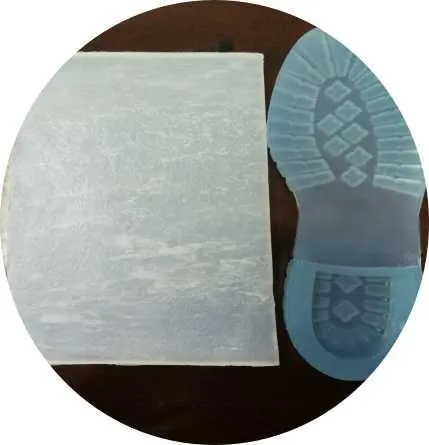 WW-3 Clear Rubber (65° Shore A), abbreviated as RB Transparent Rubber